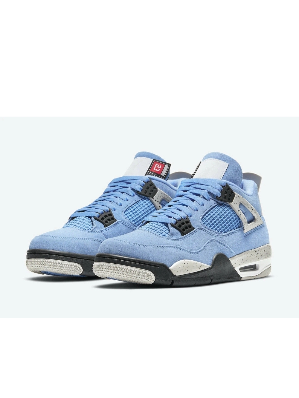 Air Jordan 4 Retro University Blue Basketball Shoes Men's Size 8